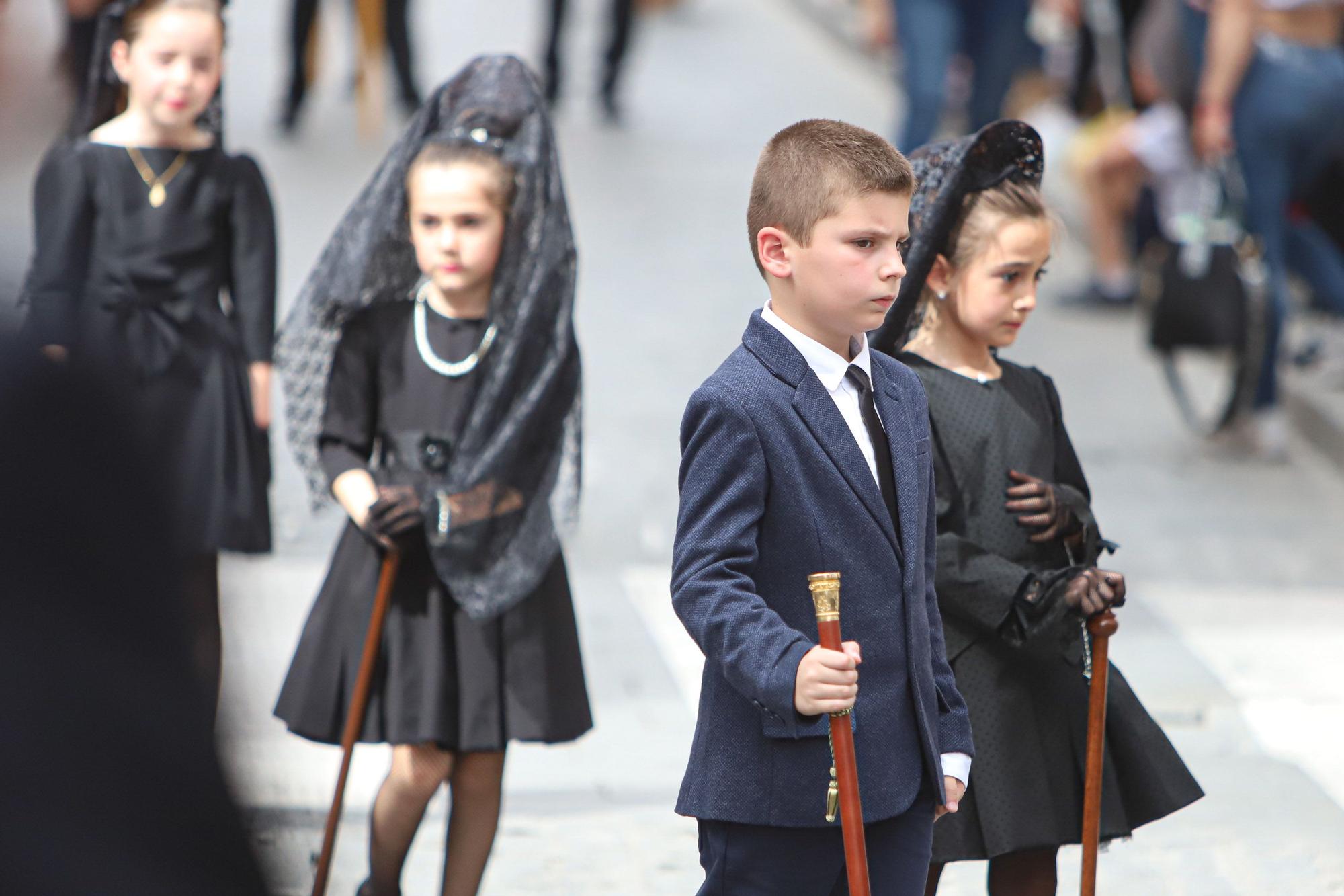 Procesión infantil del Santo entierro y Resurrección Colegio Oratorio Festivo de Orihuela