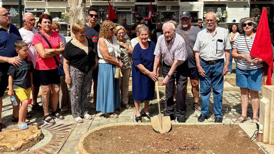 Homenaje a los campilleros víctimas de la Guerra Civil