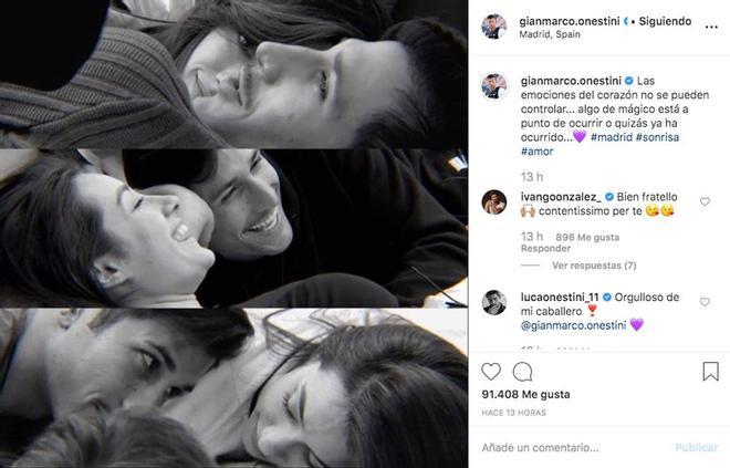 Declaración de Gianmarco en Instagram