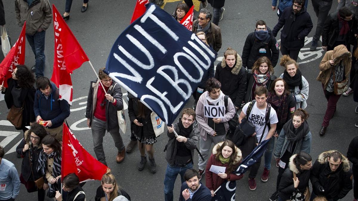 National protest in Paris