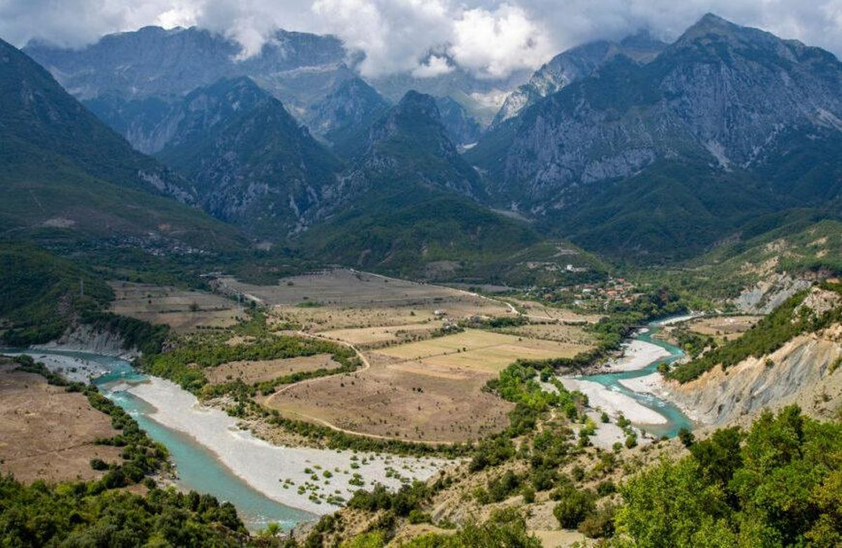 El río Vjosa, en Albania.