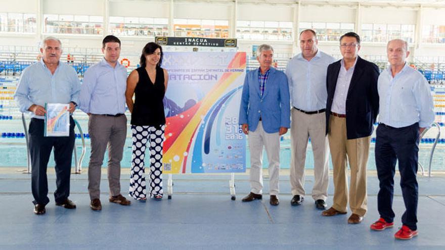 Presentación del Campeonato de España Infantil de Verano de natación.