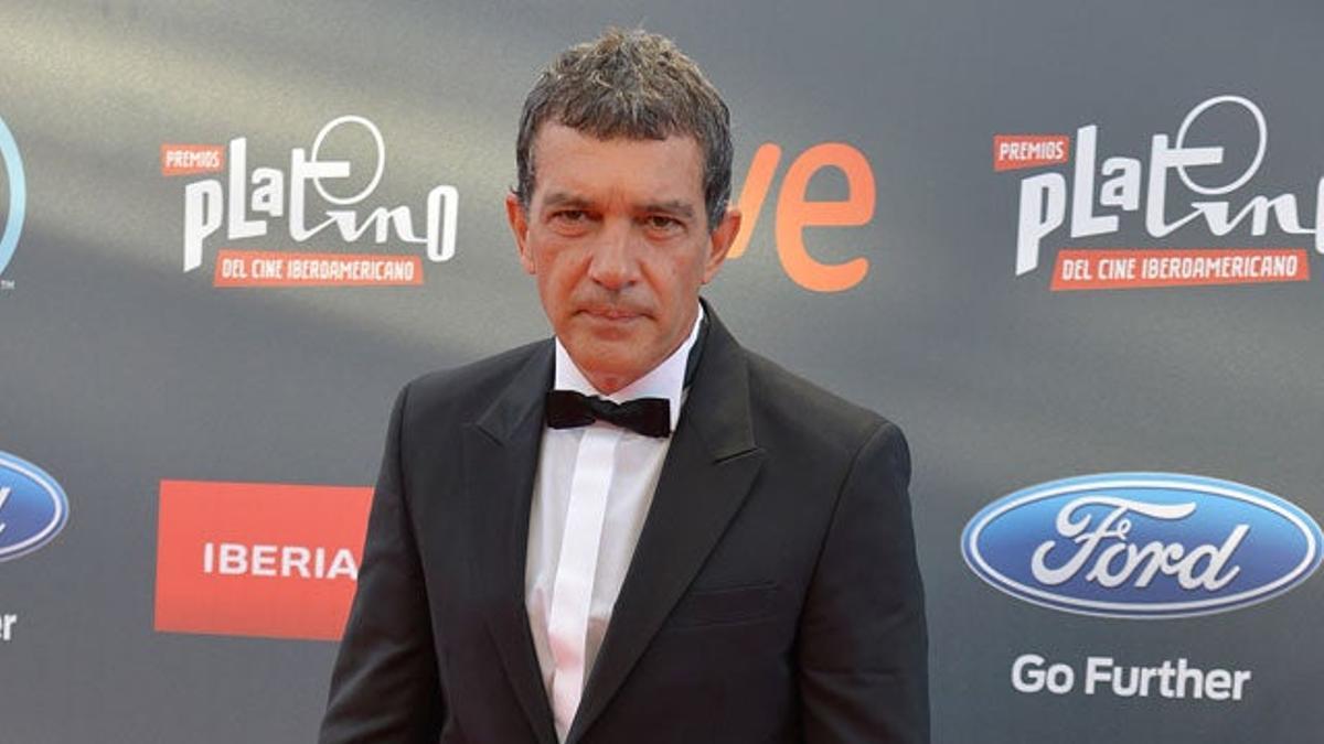 Antonio Banderas en la alfombra roja de los Premios Platino 2015