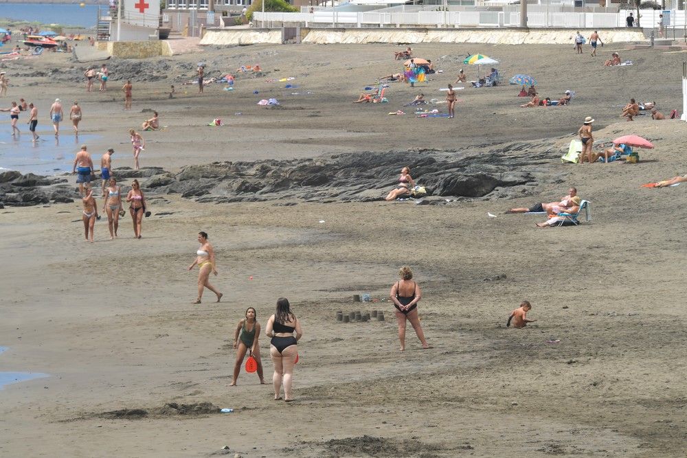 Playa de San Agustín, en San Bartolomé de Tirajana