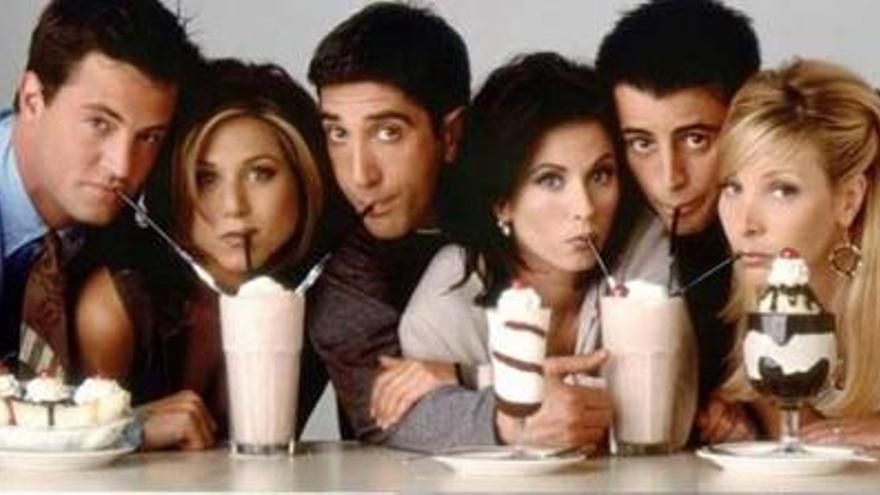 Els protagonistes de &#039;Friends&#039;.