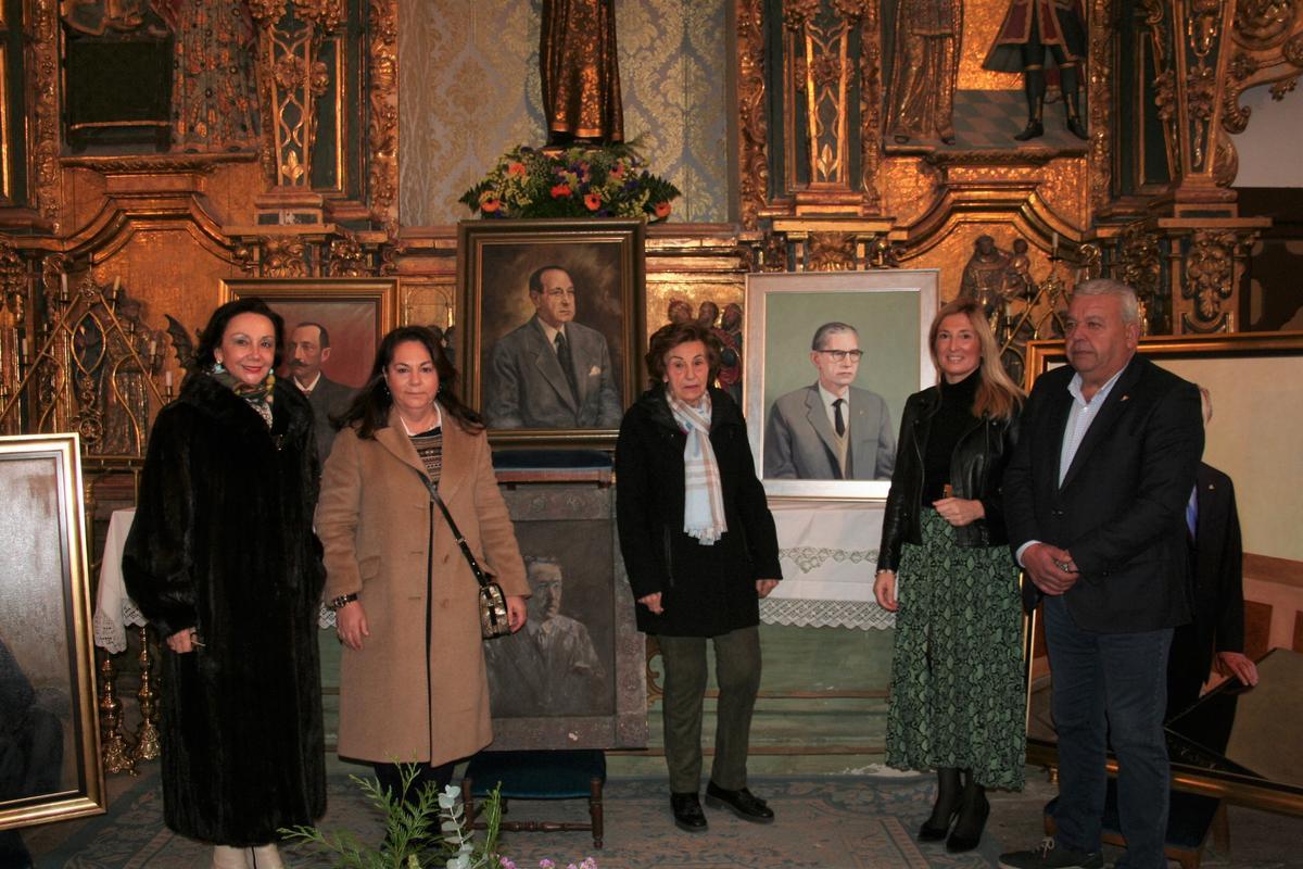 María Concepción Gimeno Mouliaá cedía el cuadro del presidente Joaquín Gimeno Castellar, del pintor José López Gimeno.