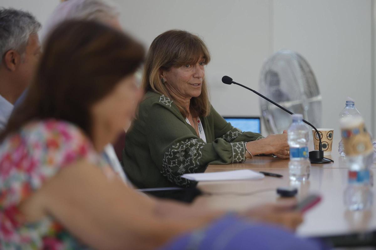 Ana Maria Traveset, durante su intervención.