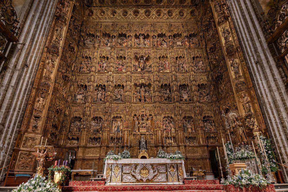 El Retablo Mayor de la Catedral de Sevilla, el más grande de la cristiandad