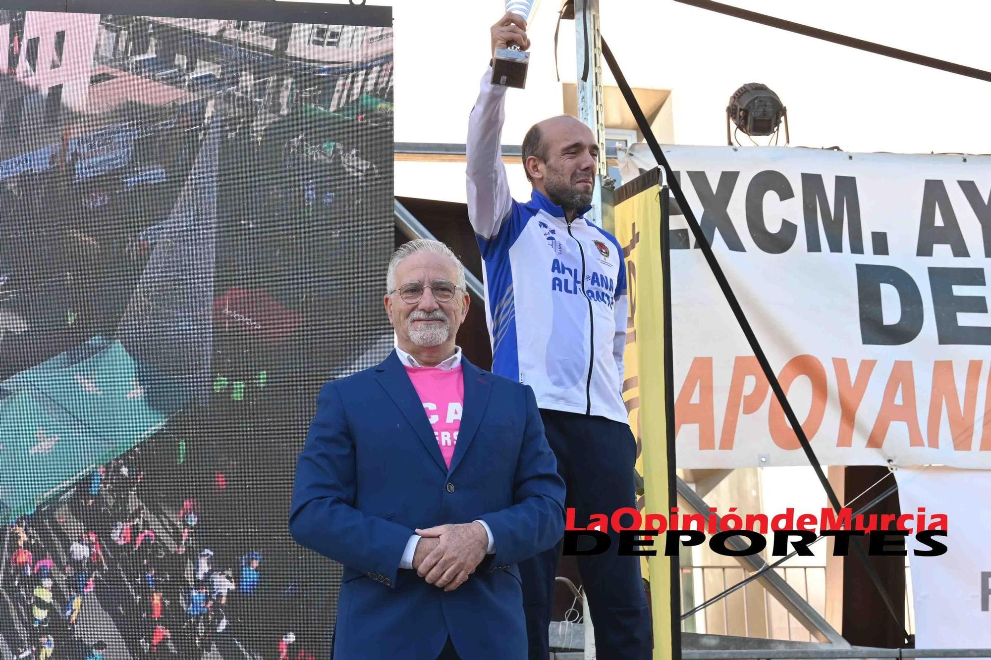 FOTOS: Podio de la Media maratón de Cieza