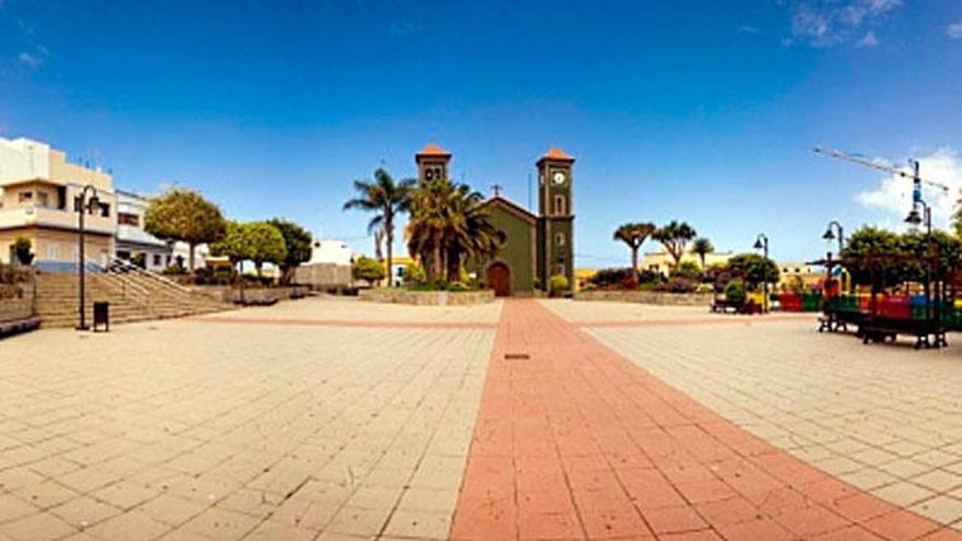 Plaza de San Pedro en La Atalaya de Santa María de Guía