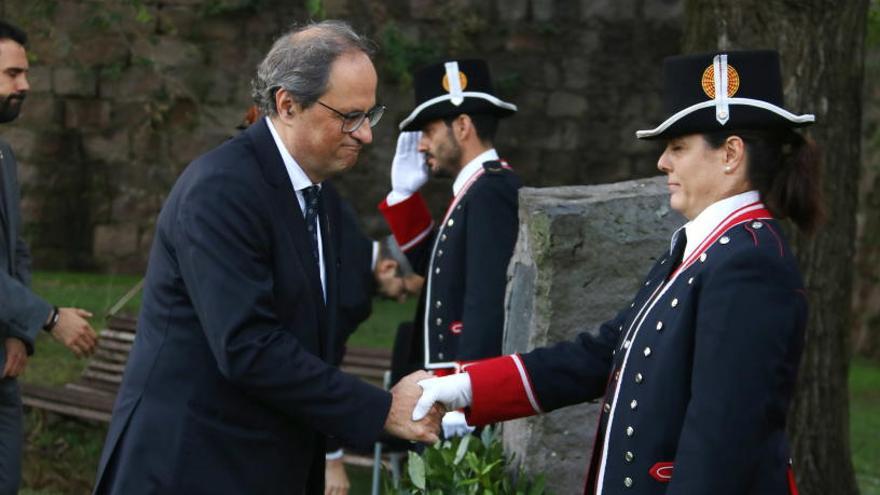 El president Quim Torra i el president del Parlament.