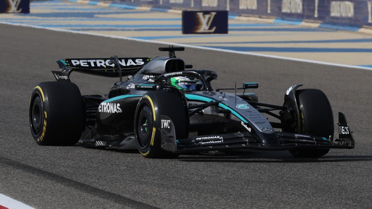Frederik Vesti, con Mercedes en el GP de Bahrein