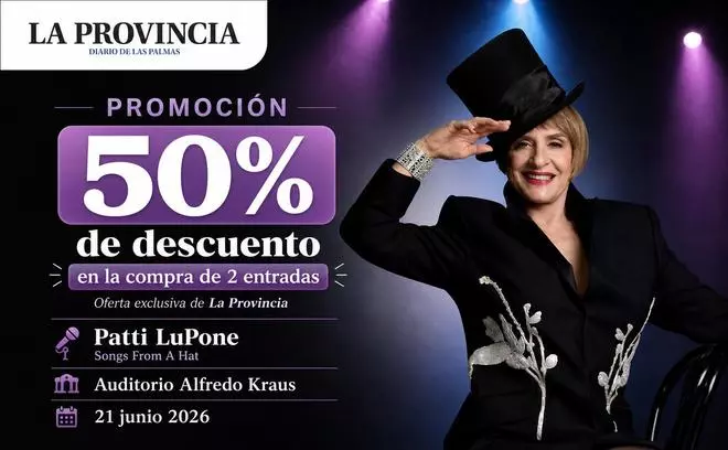 Patti LuPone protagoniza una de las grandes citas culturales del Festival Veranos del Taoro en Las Palmas de Gran Canaria