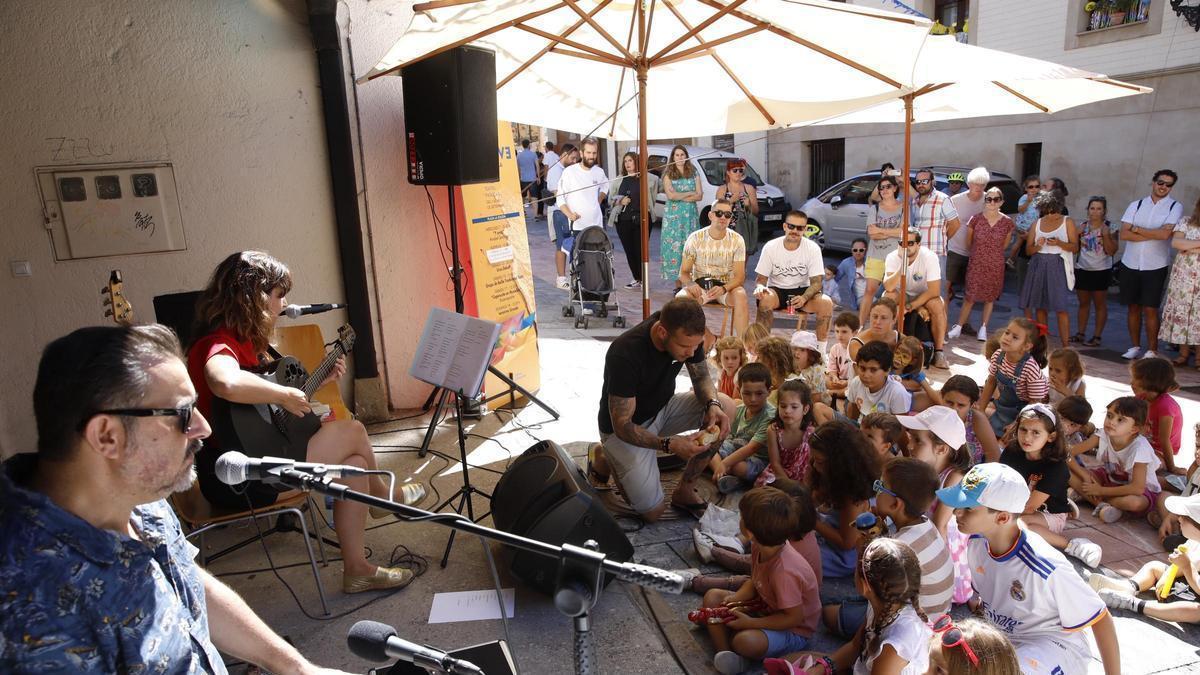 Un concierto en Cimavilla en una imagen de archivo