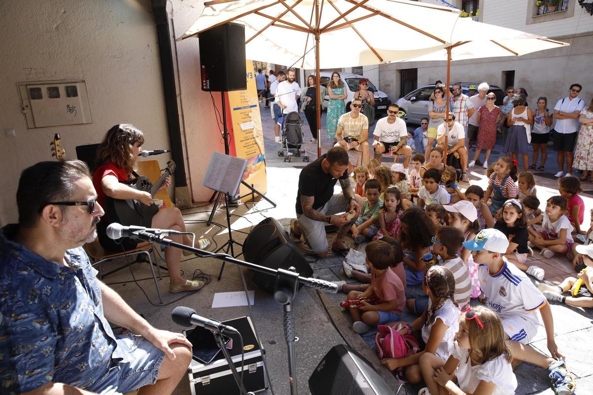 Un concierto en Cimavilla en una imagen de archivo