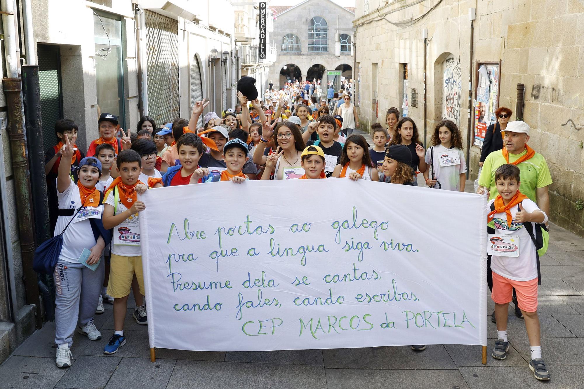 Correlingua toma as rúas de Pontevedra con máis de 1.500 escolares