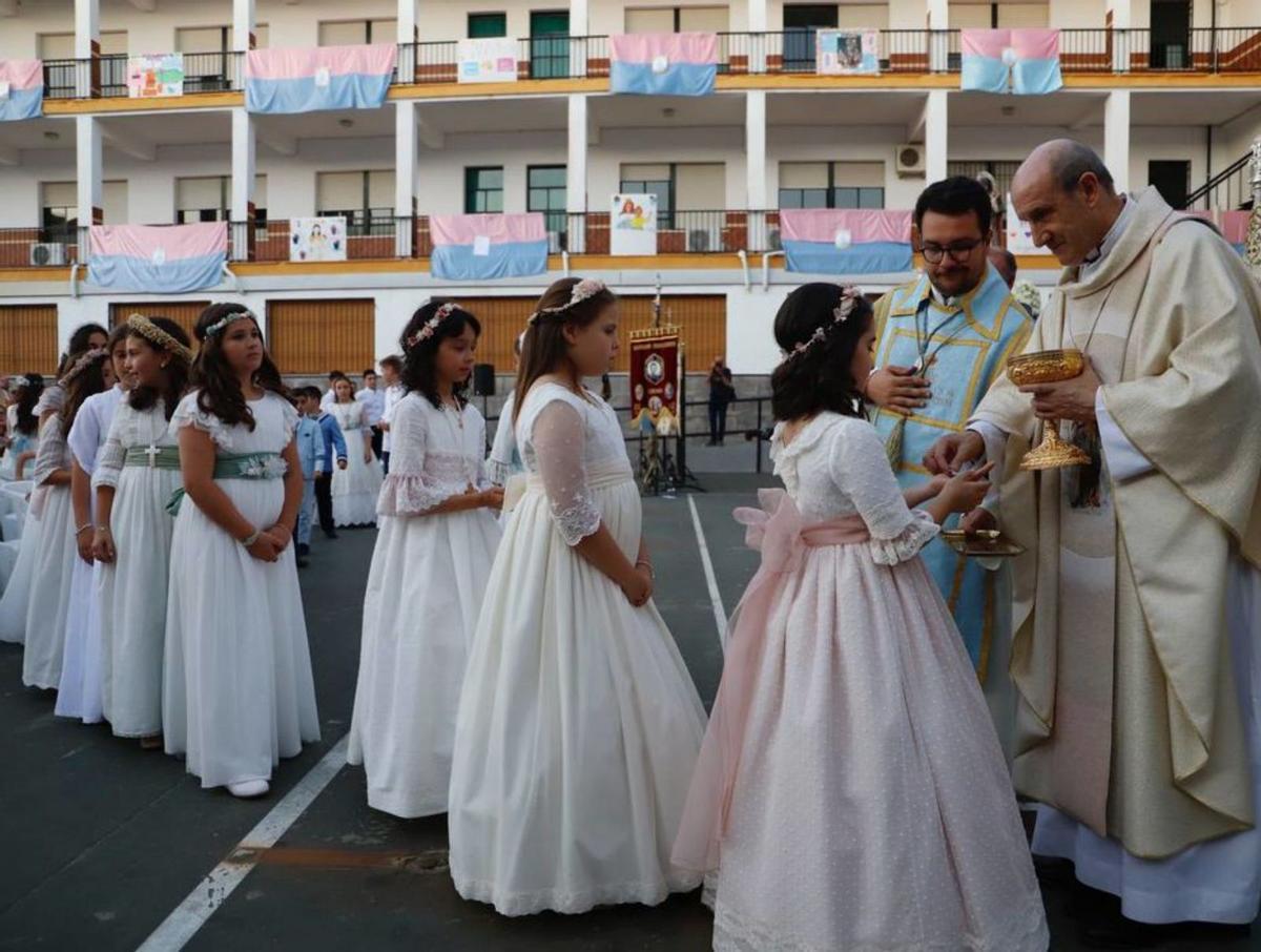 Jesús Fernández, nuevo obispo de Córdoba, en la eucaristía.