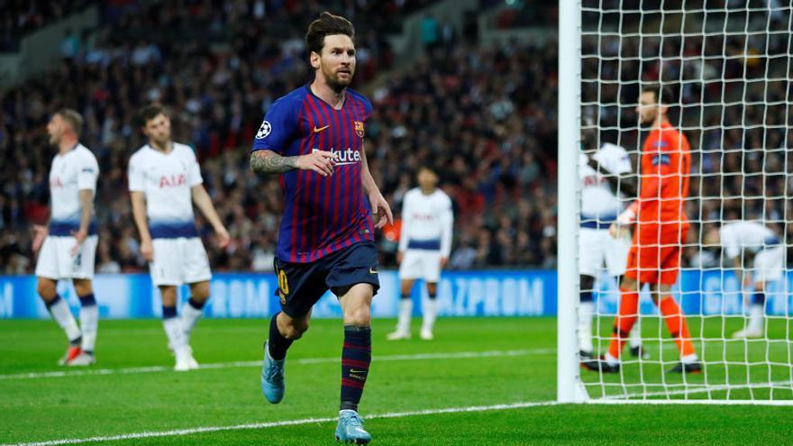 Leo Messi, gran protagonista del partit d´anit a Wembley.