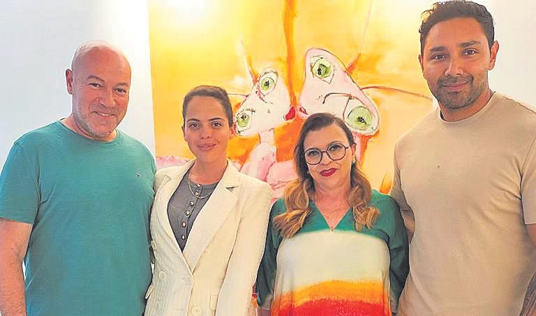 José Ojeda, Naomi Martin, Carmen Rueda y Allan Acosta.