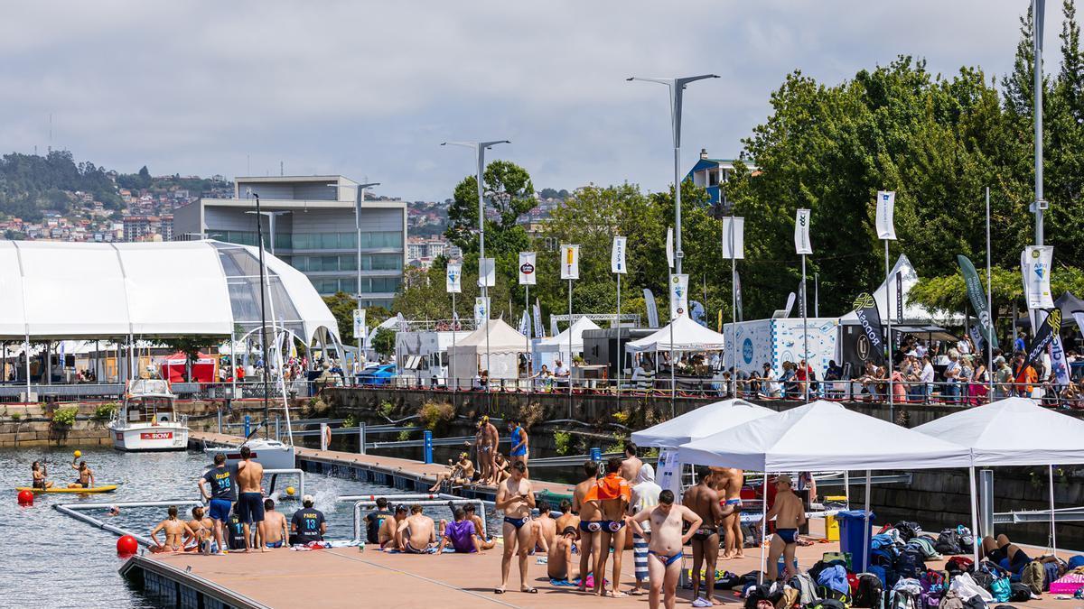 Una de las pruebas depotivas en anteriores ediciones del Vigo SeaFest.