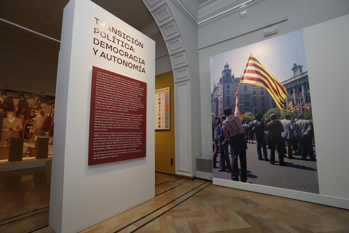La muestra profundiza en las raíces aragonesas y reivindicaciones autonómicas de las últimas cuatro décadas.