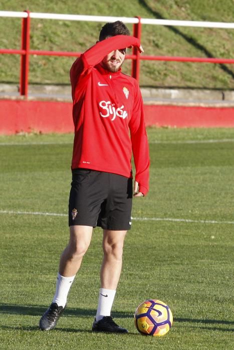 Entrenamiento del Sporting