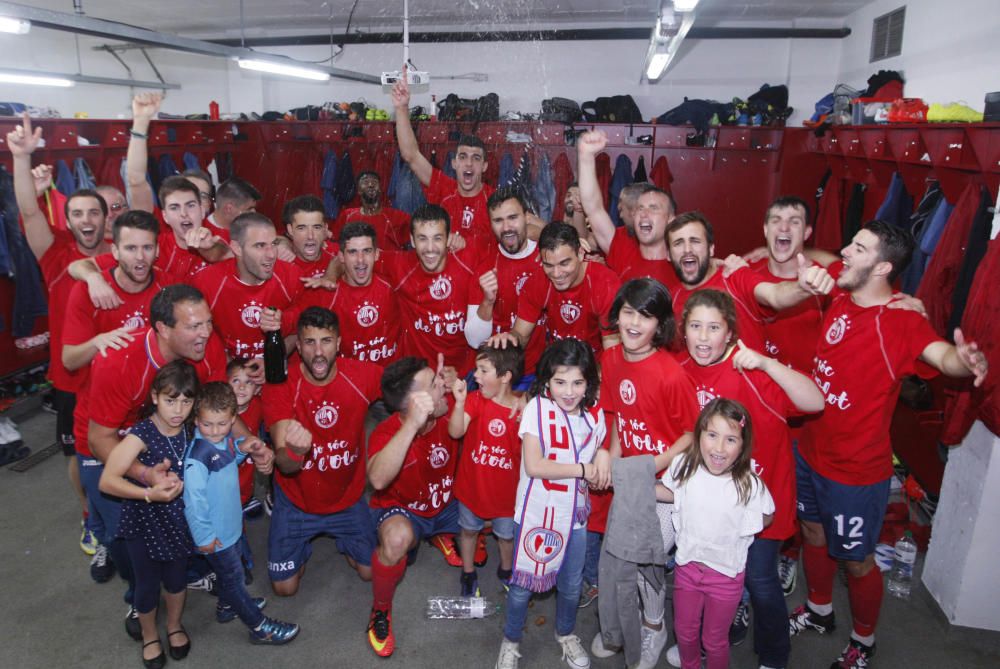 Celebració del títol de Tercera de l'Olot