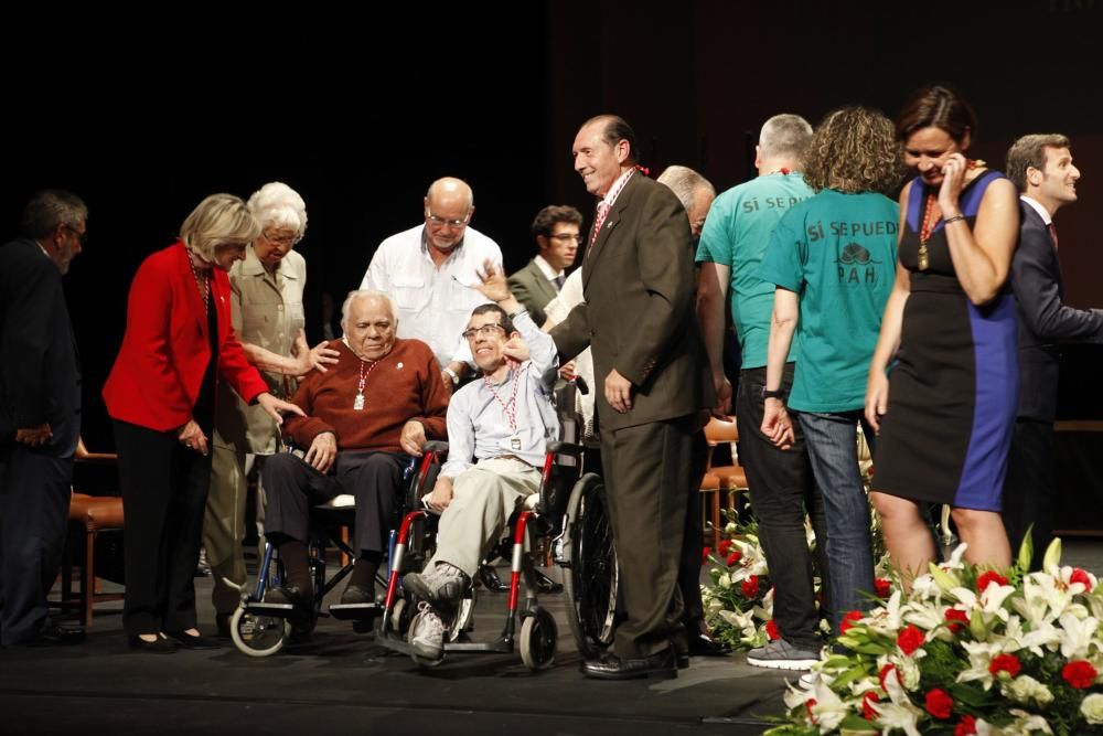 Entrega de las distinciones del Ayuntamiento de Gijón