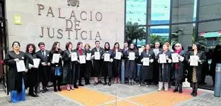 El paro de los secretarios judiciales frena 5.000 juicios y procesos en Canarias