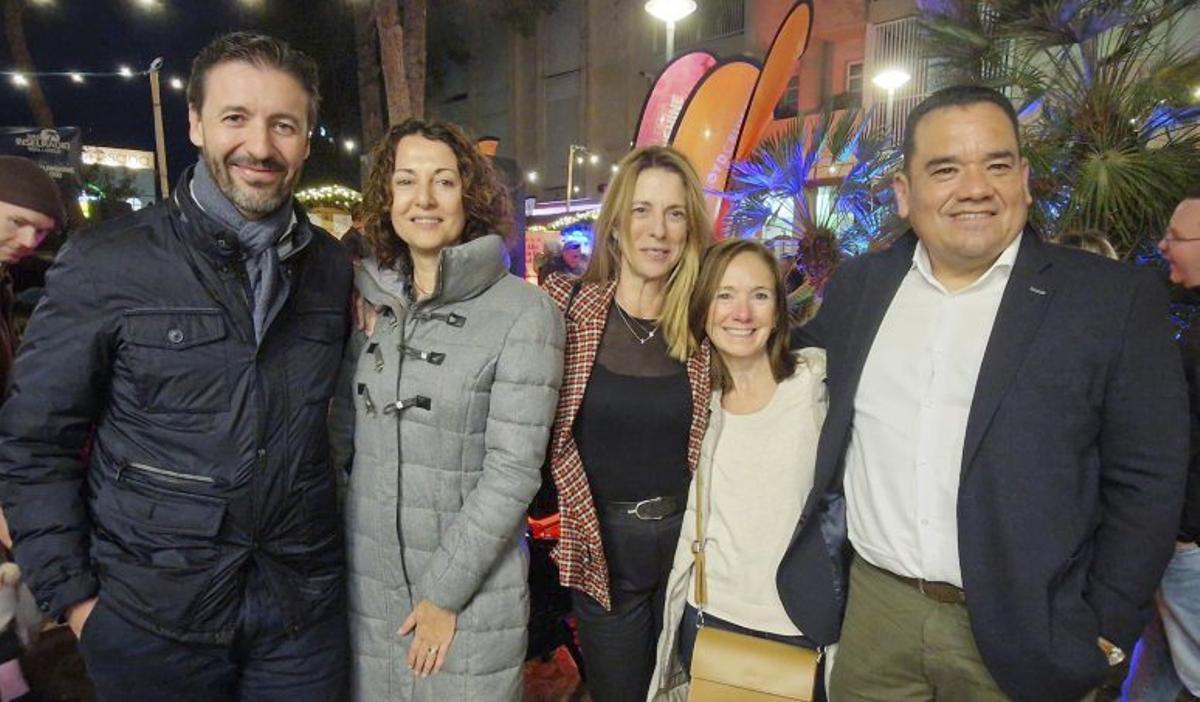 Judith Uta, Gastón Díaz, Ángeles López y Mariana Ute.