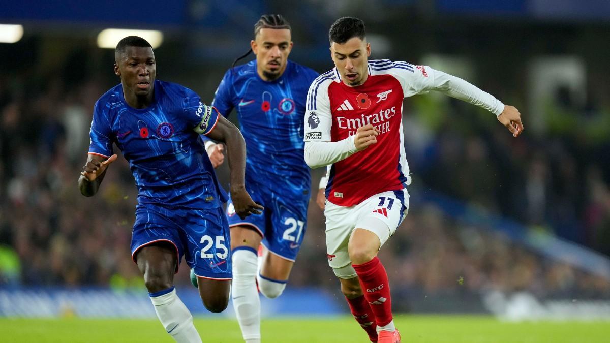 Martinelli fue el artífice del gol del Arsenal en Stamford Bridge