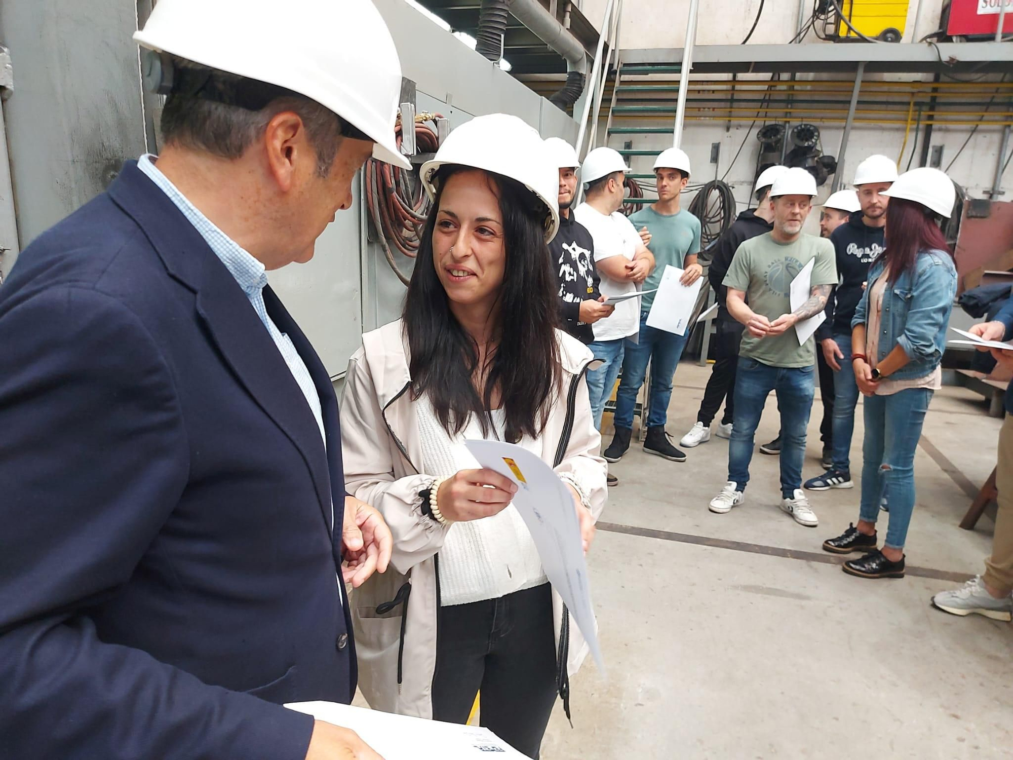 En imágenes: Así fue la entrega de títulos del curso de formación a la carta del Sepepa para Gondán