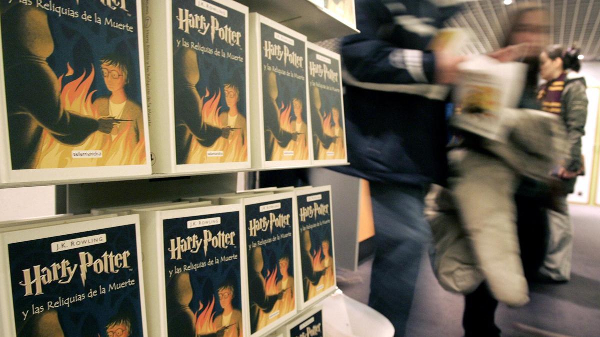 Una imagen de los libros de Harry Potter