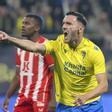 Lucas Pérez celebra un gol en su anterior etapa en el Cádiz CF.