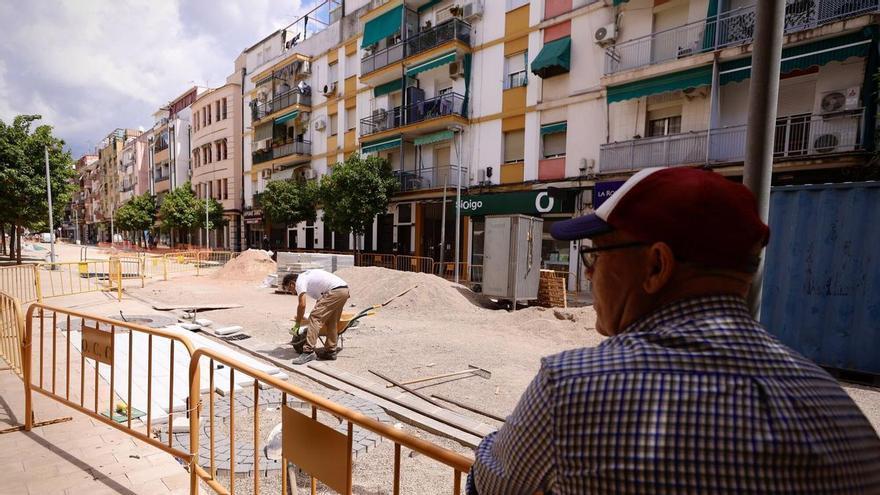 Las obras de la avenida de la Viñuela en Córdoba se retrasan