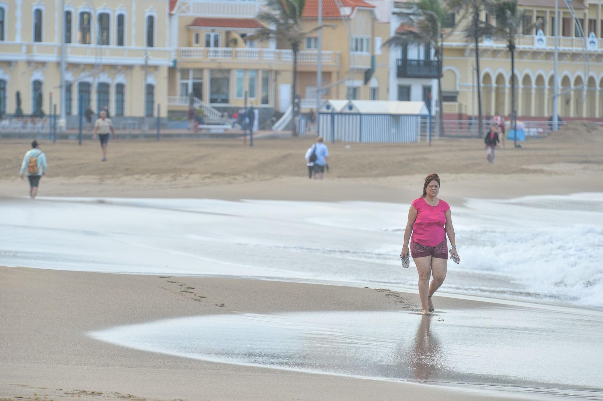 Tiempo en la playa de Las Canteras (2/12/2022)