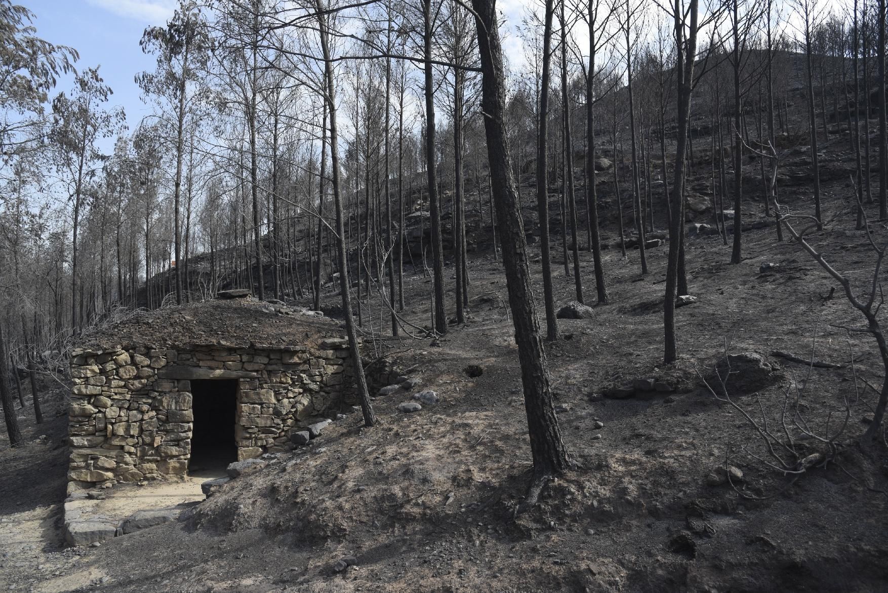 Així ha afectat el foc les tines de la Vall del Flequer