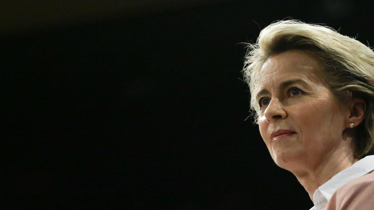 La presidenta de la Comisión Europea, Ursula von der Leyen