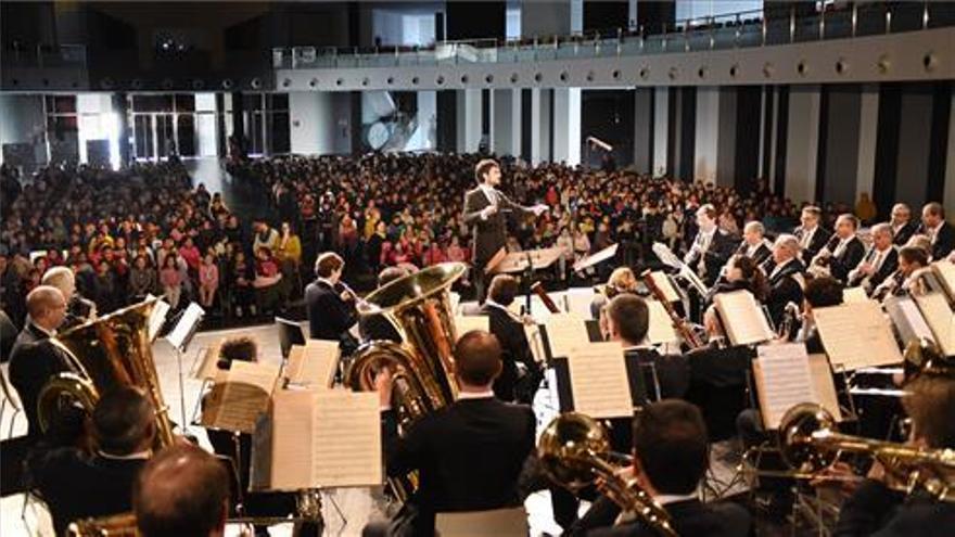 Espectacular concierto de la Banda Municipal de Castellón para escolares