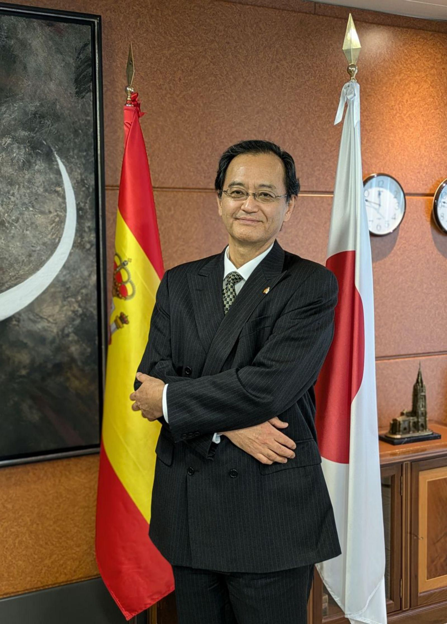 Takahiro Nakamae, en la embajada.