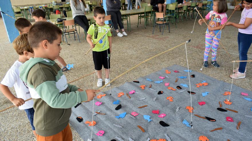 Uno de los juegos del taller.