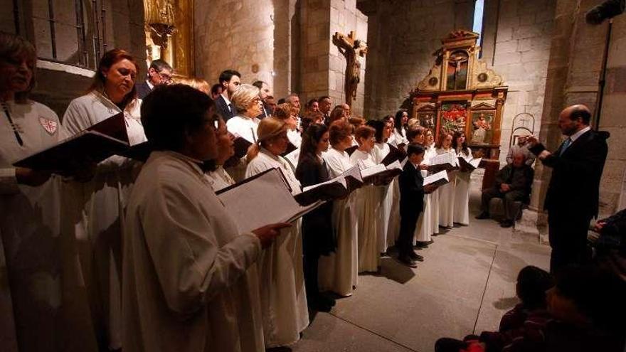Santiago del Burgo acoge un concierto del Coro Sacro Jerónimo Aguado