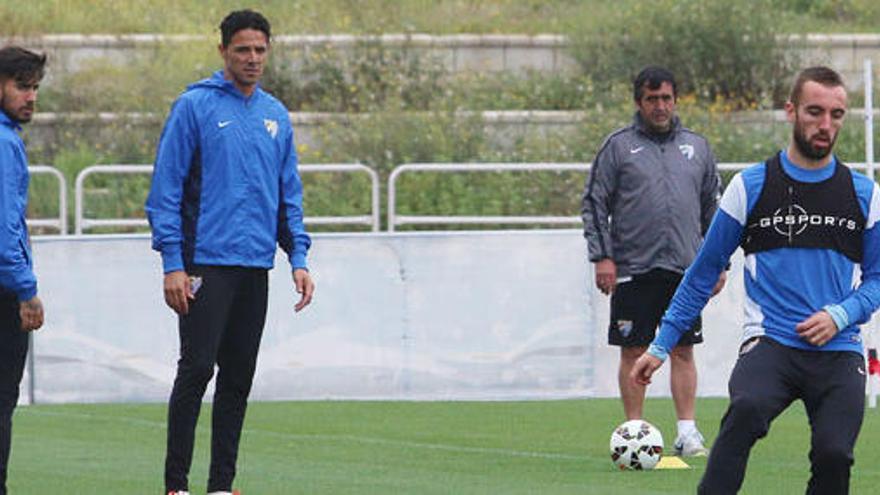 Darder, en el entrenamiento de ayer.