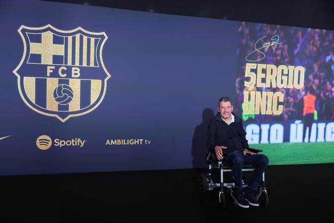 Las mejores imágenes del acto de despedida de Sergio Busquets