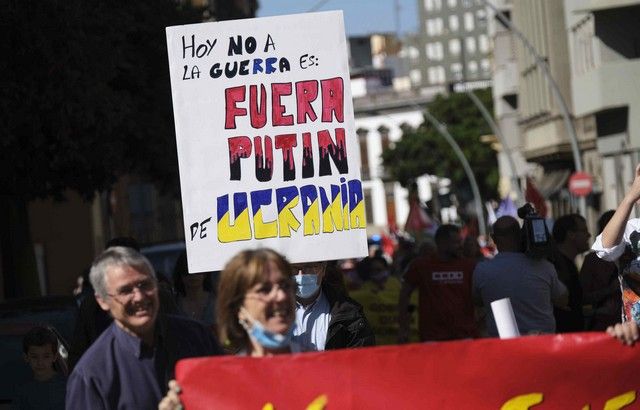 Manifestación Primero de Mayo en Santa Cruz de Tenerife