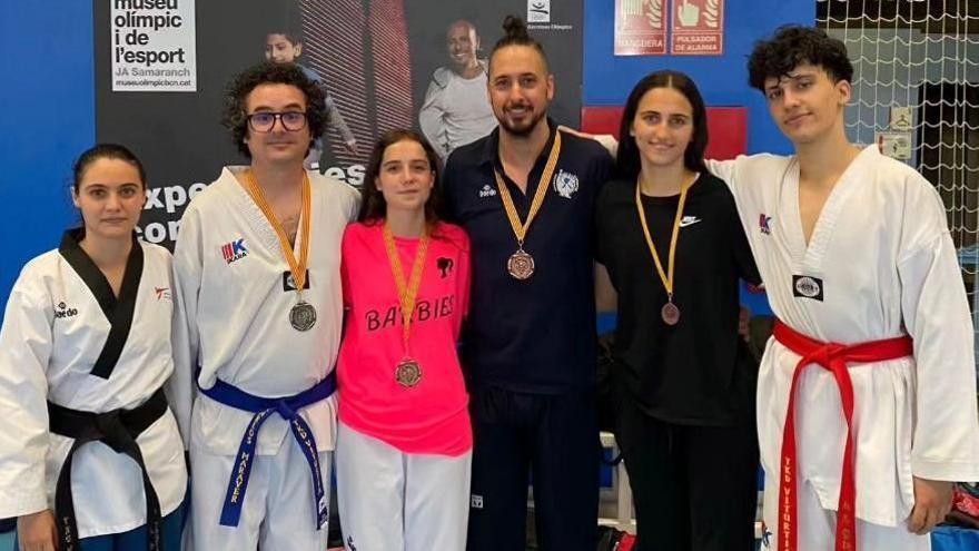 Tres medalles per a l&#039;Escola Viturtia en els catalans de promoció de taekwondo