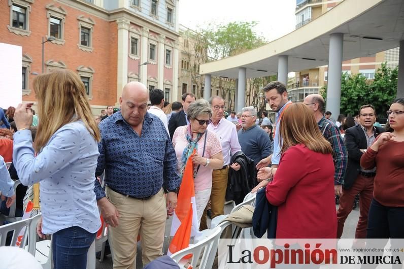 Albert Rivera, líder de Ciudadanos, en Murcia