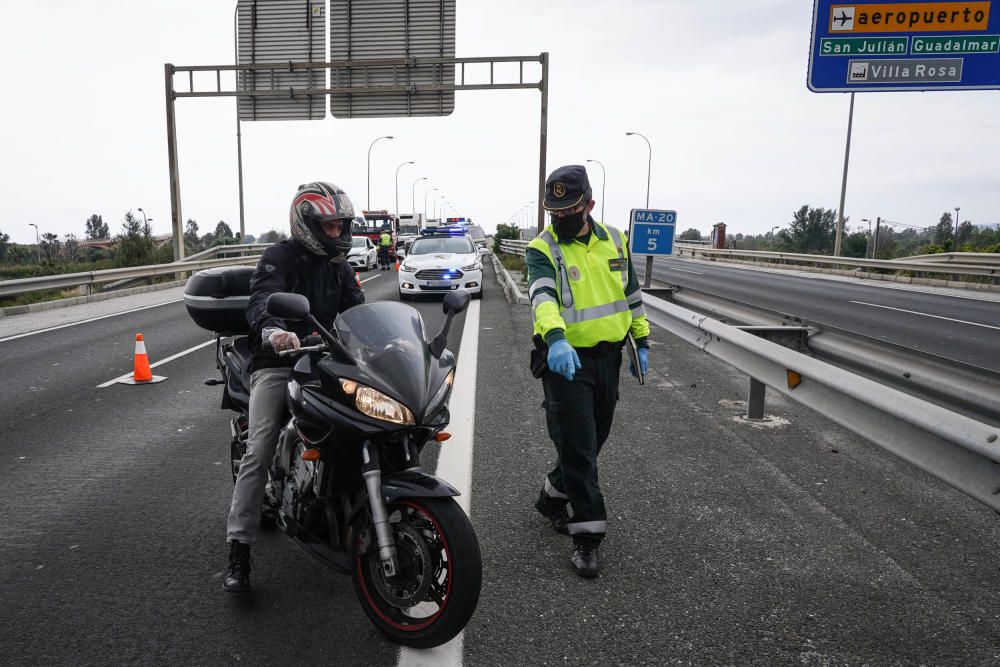 La Guardia Civil incrementa los controles de tráfico en Málaga