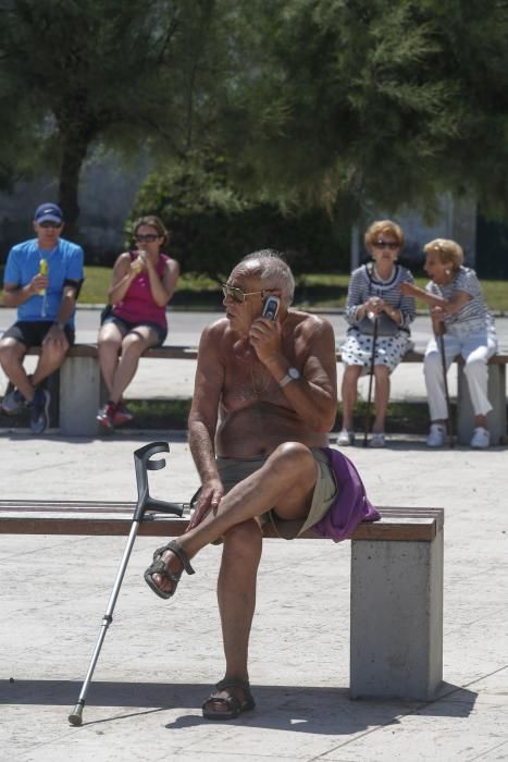 Buen tiempo en Avilés