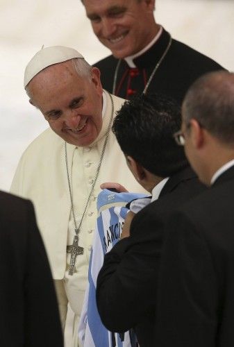 Encuentro del Papa con Maradona